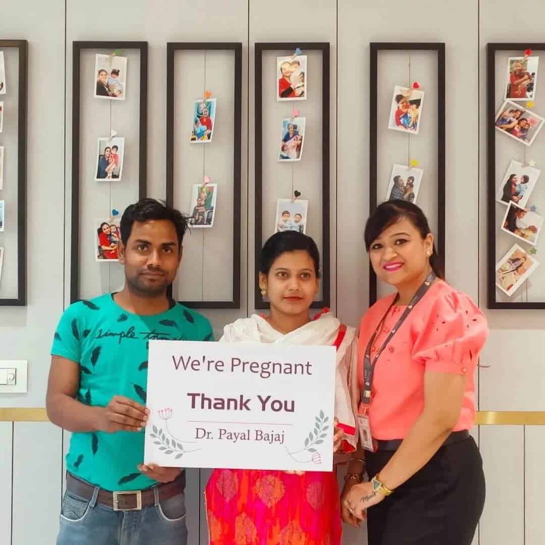 Happy family with newborn miracle baby conceived through IVF at Nandi IVF - Photo 4